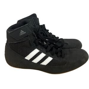 Adidas Kids Wrestling Shoes – ART A03327 – Black – Size US 4